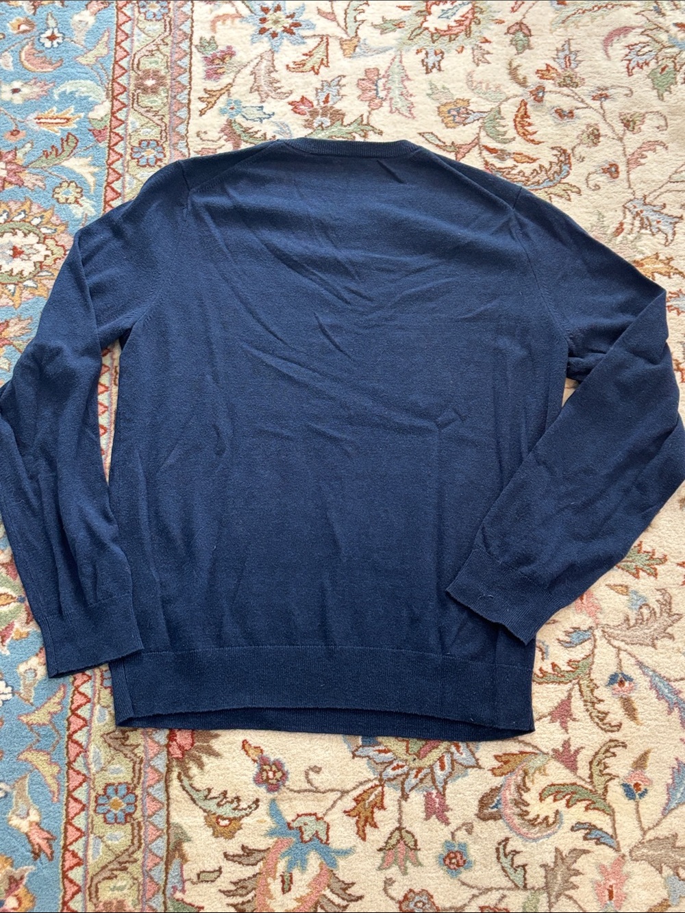 Navy Blue Kiton crewneck men’s sweater size large - Picture 6 of 6